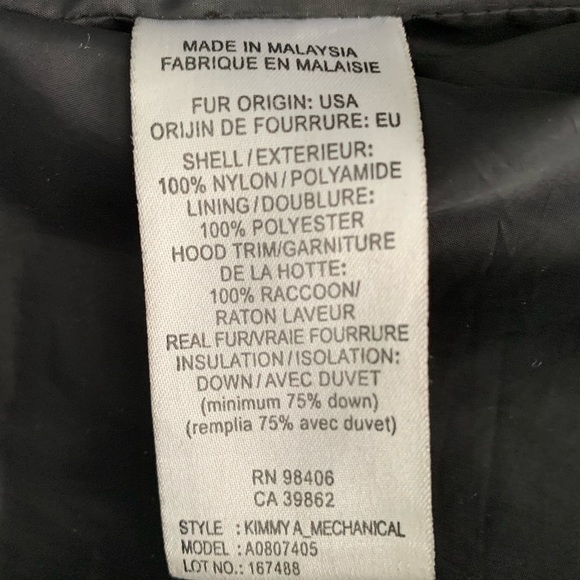 Theory black down jacket size P - Picture 4 of 4